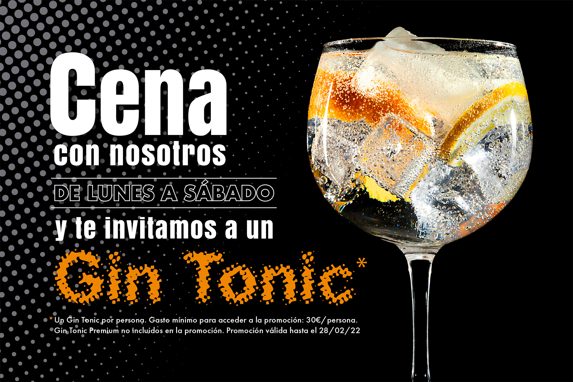 Cena y Gin Tonic